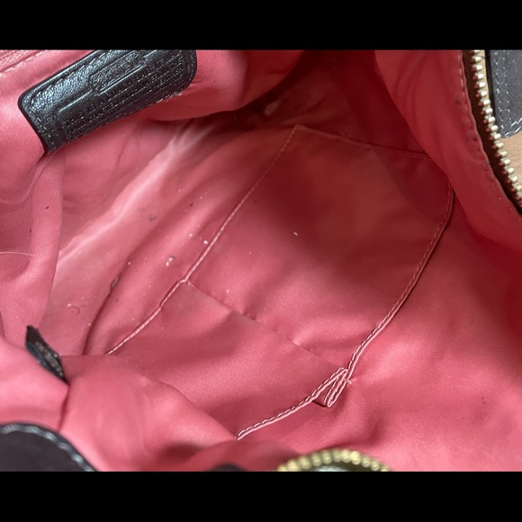 Authentic Coach Kristin Signature Sateen Hobo - Picture 7 of 13